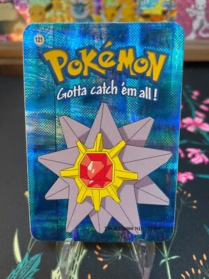 Starmie #121 - Vintage Vending Machine Prism Sticker 2000 - Pokemon Card - Image 1 of 2