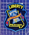 Liberty Police Department - Clay County MO,  Fidelity Honor Shoulder Patch - NEW