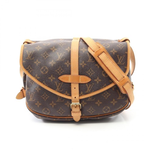 LOUIS VUITTON（LV） Borsa a tracolla Louis Vuitton Saumur 30 M42256 monogramma tela marrone usata donna LV