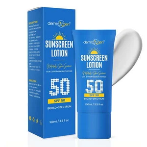 Sunscreen Lotion Broad Spectrum SPF 50 – Lightweight, Non-Greasy Sun Protection - Picture 1 of 12