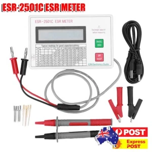 Circuit Tester Electrical Testing Meters ESR DCR Tester Smart Shutdown AU - Picture 1 of 10
