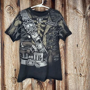 Pirates Of The Caribbean Disneyland World Disney Parks T-Shirt Youth Medium 8/10 - Picture 1 of 4