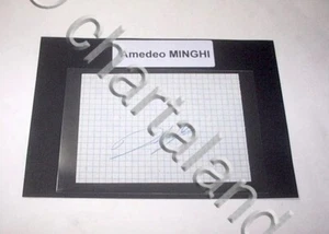 Autografo originale Amedeo Minghi - foglietto - 1985 ca. 38 - Picture 1 of 1