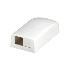 Lot of 10 - Panduit CBX2IW-AY Surface Mount Box, Mini-Com, 2 Port, Off White - Photo 1/1