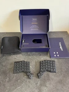 ZSA Voyager Split Ergonomic Keyboard - Black / US / Linear Light (Pro Red) - Picture 1 of 2