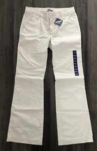 NWT Gap Kids Girls Adjustable Waist Boot Cut Gap Shield Khaki Pants Size 14 Reg - Picture 1 of 10