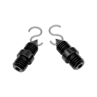 TDX 2PCS Prism Point Adapter-5/8x11 Thread Both Ends Male Thread/Plumb Bob Hook