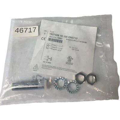 BALLUFF 1927426 10 100 EN5710 16907 Bi4-G12-AP6-H1141/S156 Inductive Sensor - Image 1 of 2