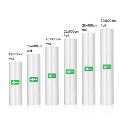 LONENESSL Food Vacuum Sealer Rolls Bags Vaccum Food Storage Saver Seal Bag Pack Embossed