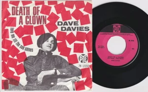 Dave DAVIES * Death Of A Clown * 1967 Dutch 45 * The KINKS * BEAT * - Picture 1 of 2