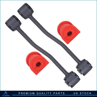 Barra estabilizadora delantera trasera y suspensión de buje para Jeep Grand Cherokee 1999-2004 4 piezas Foto 1 de 4
