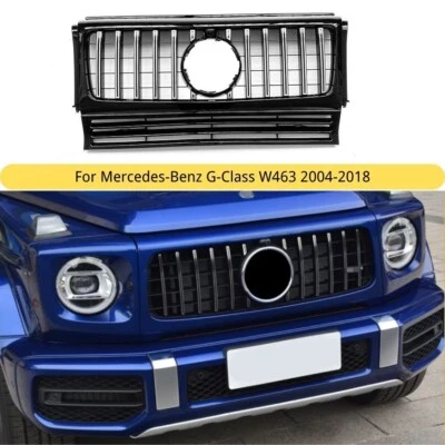 Chrome Front Bumper Grille For Merdedes-Benz G-Class G500 G550 W463 2004-2018 - Изображение 1 из 4