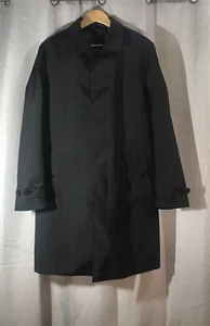 Mens 2 Part Set Coat M & S - Size Medium 38”- 40” Chest 97 - 102cm Long - Black - Picture 1 of 24