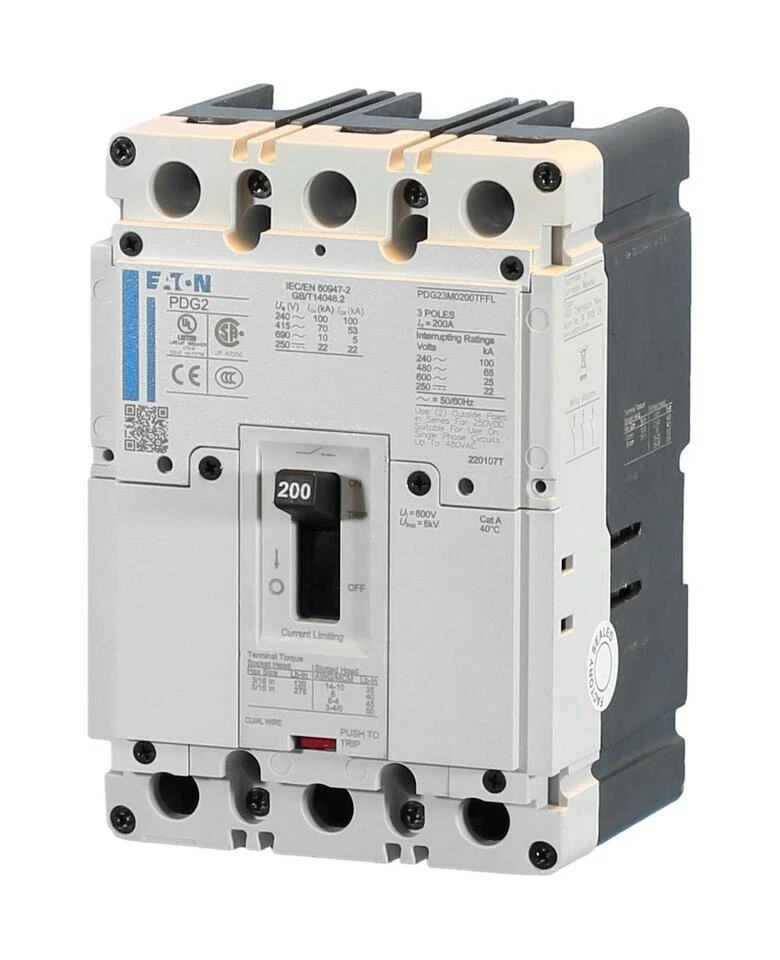 Eaton PDD2 200A Amp 240V Volts 3P Circuit Breaker PDD23G0200TFFL *FAST *