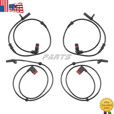 4x Sensores de velocidad de rueda ABS delanteros y traseros para Mercedes-Benz C300 C350 2008-2011 Foto 1 de 4