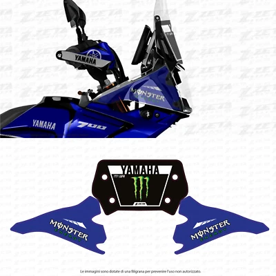 ZETA GRAPHICS Kit adesivi parabrezza per YAMAHA TENERE WORLD RAID