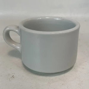 VTG WALLACE China California USA COFFEE CUP MUG Off White Restaurant Ware/ Diner - Picture 1 of 4