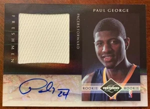 Paul George 2010-11 Limited Freshmen Jumbo Jersey RC auto 99/99 1/1 Last JUMBO - Picture 1 of 2