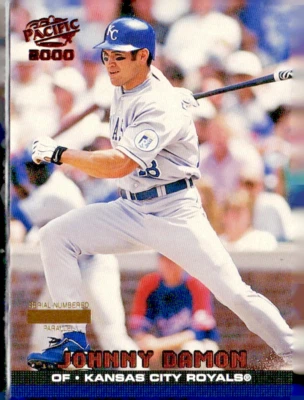 Lámina de cobre del Pacífico 2000 serie en blanco paralelo #203 Johnny Damon Royals 1/1 Foto 1 de 2