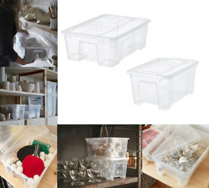 Boites De Rangement Ikea En Plastique Pour La Maison Ebay