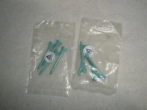 DELTA AIR LINES GOLF TEES 2 unopened bags w/ white ball markers NEW - Picture 1 of 6