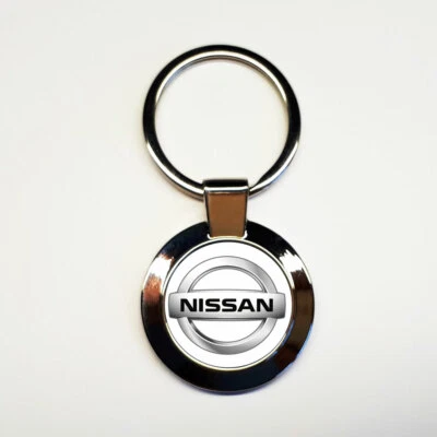 Porte-clés  acier inoxydable rond NISSAN - Photo 1/4