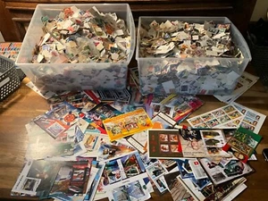 Estampillas del mundo fuera de papel vintage/modernas 3000 elegidas al azar +25 mini hojas - Imagen 1 de 10