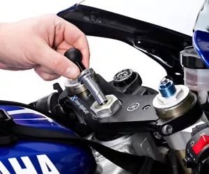 Supporto a sfera stelo forcella moto giogo 1" per Suzuki GSXR nuovo - controllare misura - Foto 1 di 11