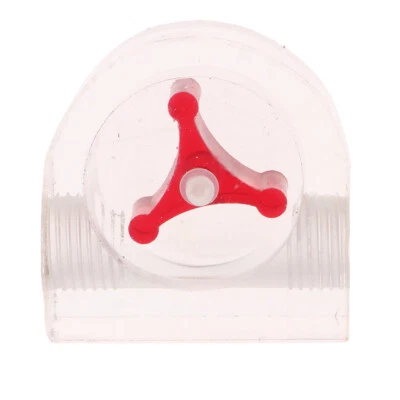 Wasserkühlung Durchflussmesser Acryl G1/4'' Durchflussanzeige 2Wege Rot - Bild 1 von 4