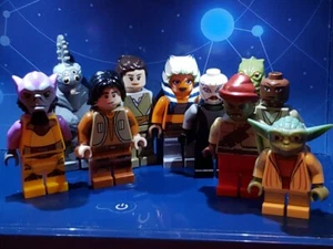 Lotto minifigure Lego Star Wars rare ZEB EZRA MACE ASAJ AHSOKA 75053 KITHABA HTF - Foto 1 di 24