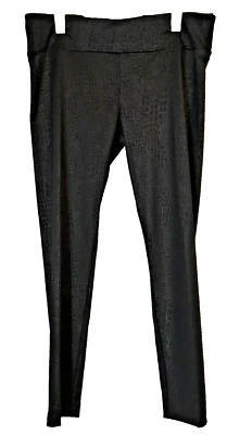 NO BOUNDARIES STRETCHY HIGH RISE BLACK FAUX SNAKESKIN LEGGING Sz. Jr. 3XL - Image 1 of 4