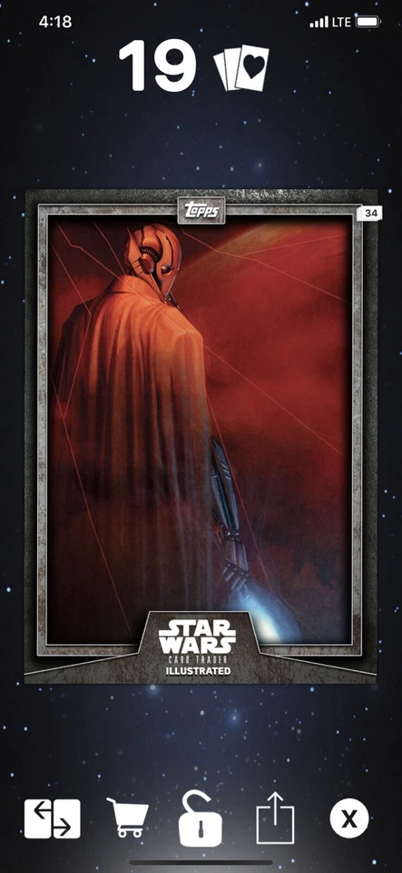 Star Wars Digital GRAY CTI General Grievous W IV - Image 1 of 1