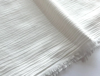 Reed Cotton Crepe/Width 43inch/by the half-yard/OffWhite/Crafted Japan - Image 1 of 4