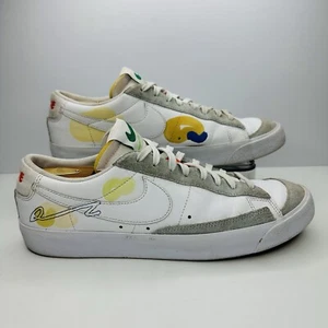 Nike Mayumi Yamase x Blazer '77 Flyleather Low Earth Day Mens 10.5 DM0882-100 - Picture 1 of 8
