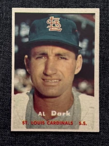 1957 TOPPS BASEBALL CARD #98 AL ALVIN DARK ST LOUIS CARDINALS NRMT SHARPT - Picture 1 of 2