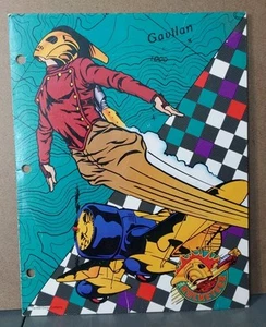 The Rocketeer School Folder 1991 Disney Movie 2 Side Pocket Portfolio - Picture 1 of 5