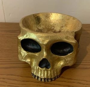Maceta calavera dorada - Imagen 1 de 6