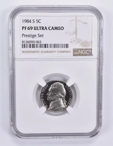 1984-S Jefferson Nickel Prestige Set PF69 UCAM NGC *4216 - Picture 1 of 7