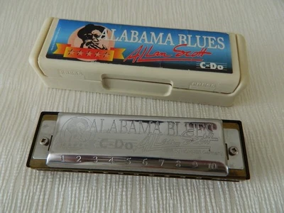 VTG HOHNER Harmonica 502/20 C ALABAMA BLUES Allan Scott C-Do M50201 Harp Germany - image 1 of 4