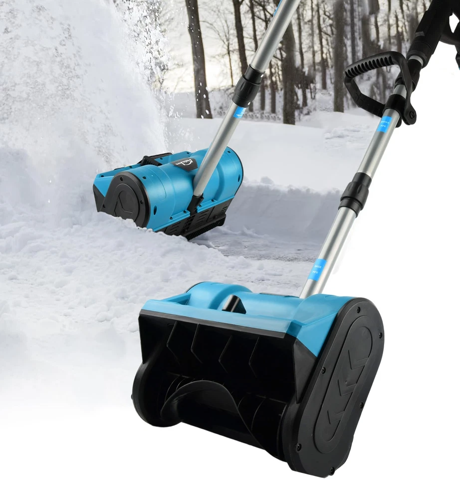 AUTOJARE Spazzaneve a batteria pala da neve spazzaneve 33 cm per Makita 18 V