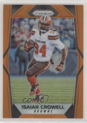 2017 Panini Prizm Orange Prizm /275 Isaiah Crowell #99 - Image 1 of 2