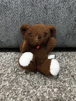Vintage Knickerbocker Teddy Bear Brown Plush 7" Animals of Distinction w/Tongue - Image 1 of 4