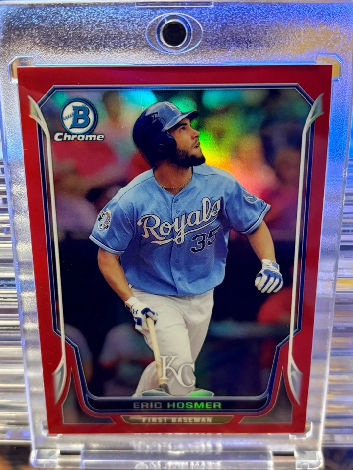 Bowman 2014 cromo Eric Hosmer # 137 refractor rojo #2/5 Foto 1 de 2