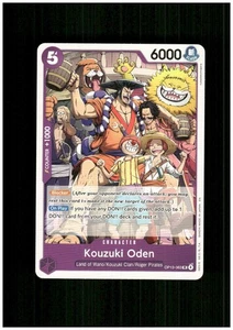 One Piece Portando la Sua Volontà INGLESE OP13-063 Kouzuki Oden - Foto 1 di 2