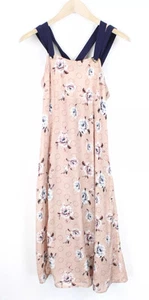 Mint & Berry Damen Kleid UK8 Staubigen Rosa Muster Ärmellos Mittellang - Bild 1 von 7