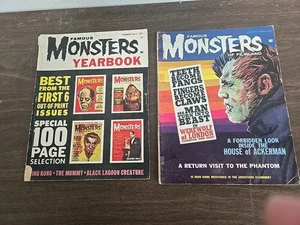 2 Vintage Famous Monsters Yearbook Sommer-Herbst 1962, Monster Of Finland - Bild 1 von 9