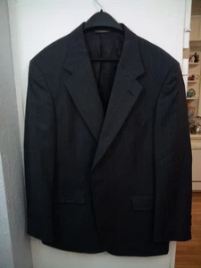 Vintage Pierre Cardin Mens Jacket Suit Blazer Size 42 XL Grey Wool Union Made - Picture 1 of 10