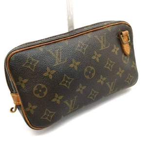 Louis Vuitton Pochette Tasche Braun Monogram Marly Bandouliere M51828 Canvas - Bild 1 von 9
