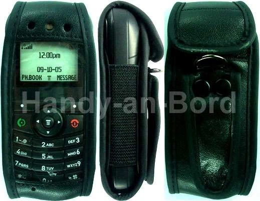 caseroxx Leather-Case with belt clip for Motorola C118, C121 und C139 in black m - Image 1 of 1