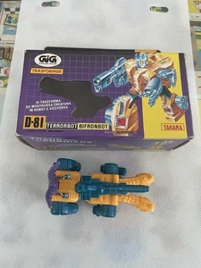 1987 G1 Transformer Takara Sinnertwin D-81 Terrorcon Terrorbot Bifronbot GiG Box - Foto 1 di 13